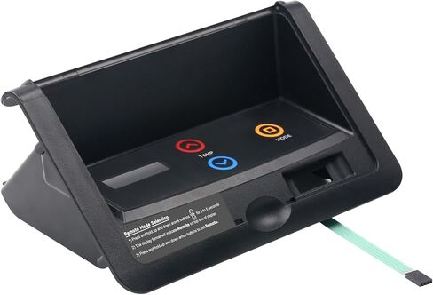 إطار تحكم 009491F مع غشاء مفتاح متوافق مع لوحة التحكم في سخان حمام السباحة Raypak، بديل للطراز R185B، R265B، R335B، R405B ID سخانات حمام السباحة الرقمية - أسود in Kuwait