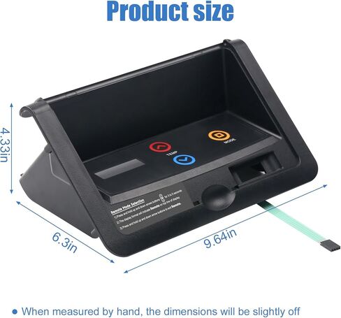 إطار تحكم 009491F مع غشاء مفتاح متوافق مع لوحة التحكم في سخان حمام السباحة Raypak، بديل للطراز R185B، R265B، R335B، R405B ID سخانات حمام السباحة الرقمية - أسود in Kuwait