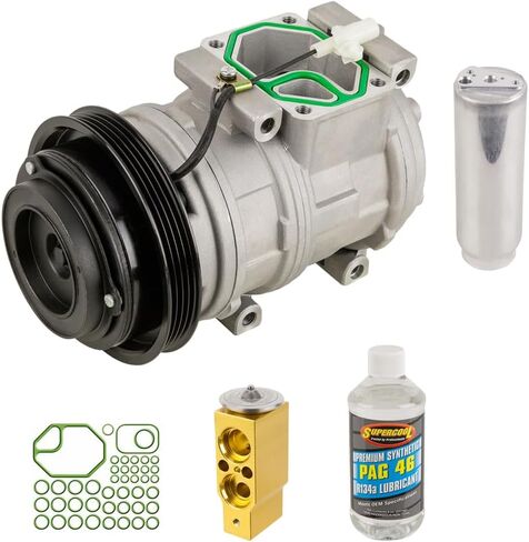 ضاغط التيار المتردد ومجموعة تكييف الهواء لسيارة Toyota 4Runner 3.4L V6 5VZ-FE 1996 1997 1998 1999 2000 2001 2002 - BuyAutoParts 60-81354RK NEW in Kuwait