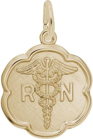 Rembrandt Elegant Registered Nurse Caduceus Charm in Saudi Arabia