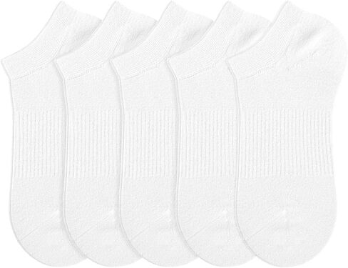 Ultra Thin Ankle Socks for Women, 5 Pairs Bamboo Rayon Low Cut Breathable Seamless Lightweight Pastal Colors Soft Socks in Saudi Arabia