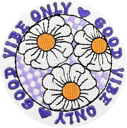 Iron On Patches, 4 PCS Cute Cats Embroidered Patches, Lovely Black White Bulk Sew On Patch, Jean Patches Applique Emblem Iron On Patches for Clothes, Jackets, Jeans, Backpacks & Hats. in Saudi Arabia