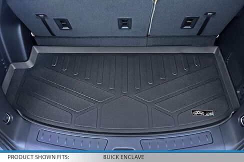 SMARTLINER All Weather Custom Fit Cargo Trunk Liner Floor Mat Behind 3rd Row Compatible with 2018-2024 Buick Enclave in Saudi Arabia