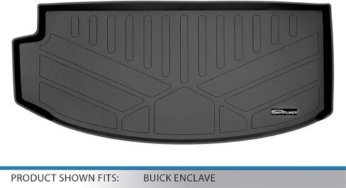 SMARTLINER All Weather Custom Fit Cargo Trunk Liner Floor Mat Behind 3rd Row Compatible with 2018-2024 Buick Enclave in Saudi Arabia