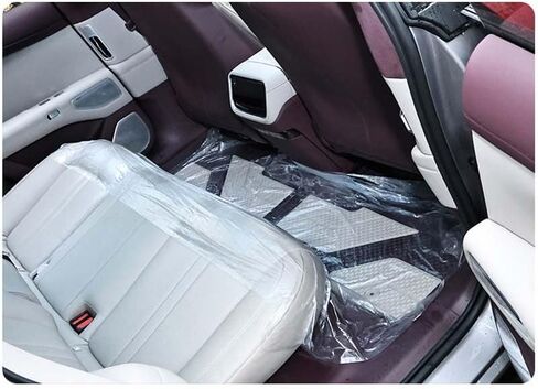 6 Pack Disposable Cargo Mat Liner Protective Cover Waterproof Guard Car Trunk Mat Protector Pads for Road Travel Camping Picnic SUV Truck Van Camper RV Sedan Protecting Trunk Carpet from Dirt in Kuwait