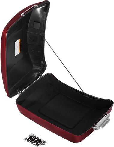 حقيبة الأمتعة HR3 Velocity Red Sunglo (مقلمة) المتوافقة مع 2017 Road Glide Special Street Glide مناسبة لموديلات Harley Touring الأحدث لعام 2014 in Saudi Arabia