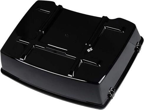 XMT-MOTO Chopped Tour Trunk Luggage W/Black Latch Fit for Harley Touring Models 1997-2013 Vivid Black in Saudi Arabia