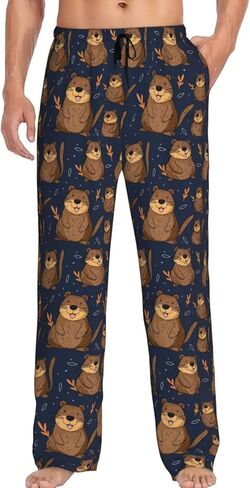 سروال بيجامة رجالي Pjs مع جيوب سروال صالة النوم للرجال in Kuwait