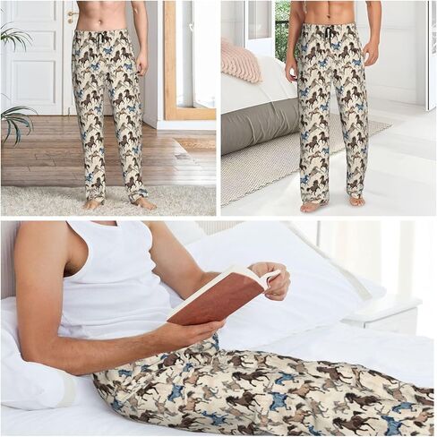 سروال بيجامة رجالي Pjs مع جيوب سروال صالة النوم للرجال in Kuwait