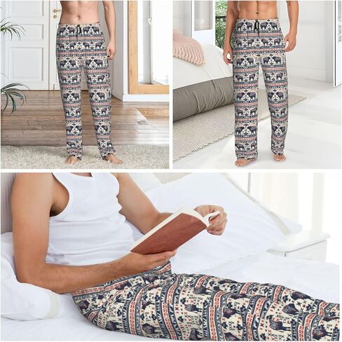 سروال بيجامة رجالي Pjs مع جيوب سروال صالة النوم للرجال in Kuwait