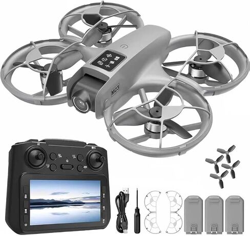 الطائرة بدون طيار M23 FPV Mini، مجهزة بكاميرا تحكم بشاشة 4.5 بوصة ونظام تحديد المواقع GPS، وتدعم تسجيل الفيديو عالي الدقة وتحديد المواقع البصرية. يتيح التحكم في طيران الهاتف الذكي من خلال تبديل العدسات، وتقلبات 360 درجة، ووضع مقطوعة الرأس، واستشعار الجاذب in Saudi Arabia