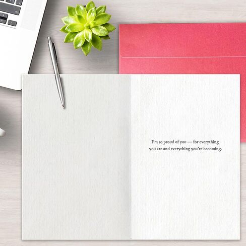 Heartfelt Proud of You Card, Congratulations Graduation Gift for Friends Family, Inspirational Encouragement Greeting Card for Achievement, New Job or Life Milestones in Saudi Arabia