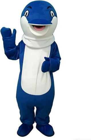 Dolphin Mascot Costume Dolphin Costume Adult Suit Halloween Costume in Saudi Arabia