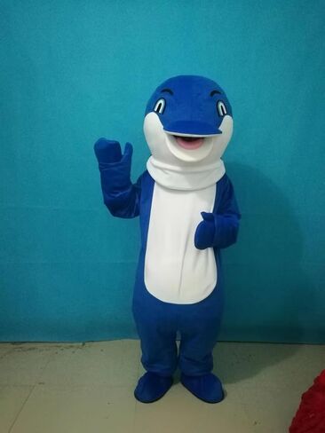 Dolphin Mascot Costume Dolphin Costume Adult Suit Halloween Costume in Saudi Arabia