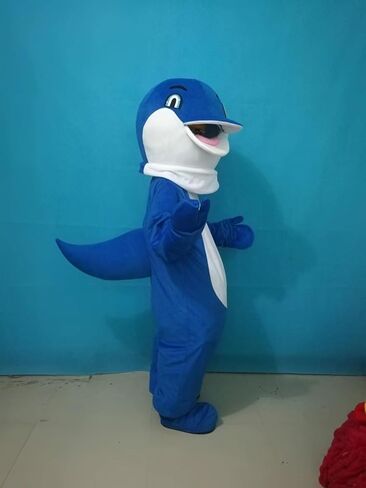 Dolphin Mascot Costume Dolphin Costume Adult Suit Halloween Costume in Saudi Arabia