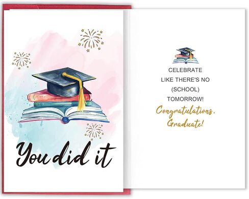 Heartfelt Proud of You Card, Congratulations Graduation Gift for Friends Family, Inspirational Encouragement Greeting Card for Achievement, New Job or Life Milestones in Saudi Arabia