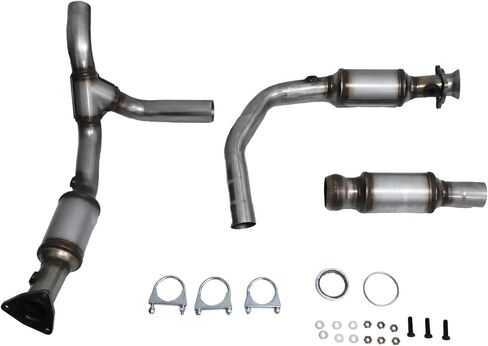 HOLDWELL Catalytic Converters Kit 645155 197191 Compatible with Cadillac 2015-2020 Escalade & ESV Chevrolet 2014-2018 Silverado 1500 LTZ 2019-2020 Suburban Premier 2018-2020 Tahoe Premier 6.2L V8 in Saudi Arabia