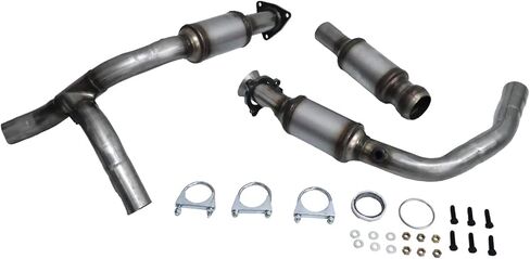 HOLDWELL Catalytic Converters Kit 645155 197191 Compatible with Cadillac 2015-2020 Escalade & ESV Chevrolet 2014-2018 Silverado 1500 LTZ 2019-2020 Suburban Premier 2018-2020 Tahoe Premier 6.2L V8 in Saudi Arabia