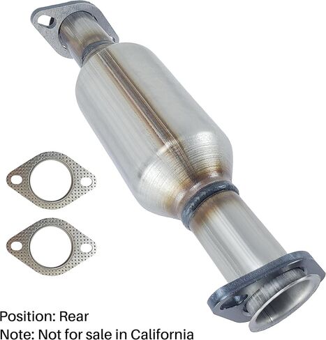 [خلفي] المحول الحفاز FortunaFlow متوافق مع Hyundai Tucson 2005-2008، Kia Sportage 2005-2010 2.7L 4WD FWD، استبدل 16455,642065,17173,28950-37850 (متوافق مع وكالة حماية البيئة + قياسي) in Saudi Arabia