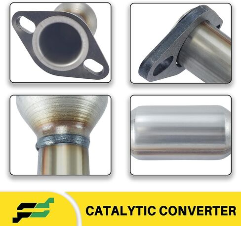 [خلفي] المحول الحفاز FortunaFlow متوافق مع Hyundai Tucson 2005-2008، Kia Sportage 2005-2010 2.7L 4WD FWD، استبدل 16455,642065,17173,28950-37850 (متوافق مع وكالة حماية البيئة + قياسي) in Saudi Arabia