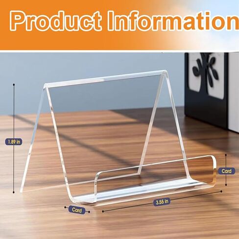 10 عبوات من حامل بطاقات العمل الأكريليك للمكتب، حامل بطاقات العمل المكتبي وحاملي بطاقات العمل المكتبية للمعارض، عرض حامل بطاقات الأعمال الأكريليك للمكتب in Kuwait