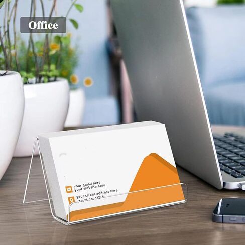 10 عبوات من حامل بطاقات العمل الأكريليك للمكتب، حامل بطاقات العمل المكتبي وحاملي بطاقات العمل المكتبية للمعارض، عرض حامل بطاقات الأعمال الأكريليك للمكتب in Kuwait