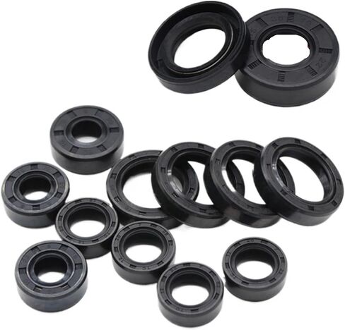 ID 14 15 16 17mm TC NBR Skeleton Oil Seals OD 20~47mm 4~10mm Nitrile Rubber Double Lip Sealing Oil Rotating Shaft(2 pieces,17x30x5mm) in Kuwait