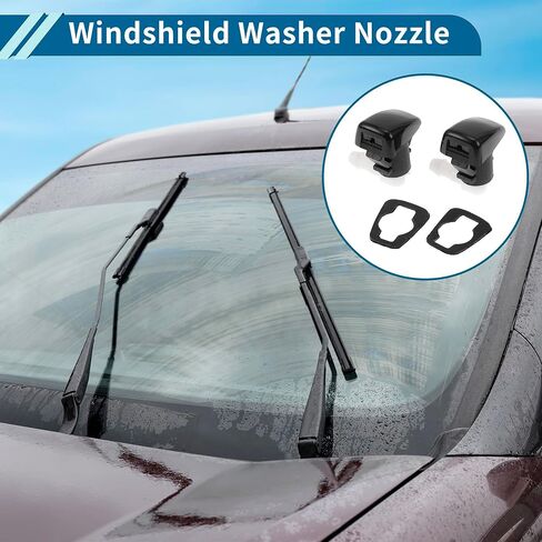 Windshield Washer Nozzle for Jeep for Cherokee 2014-2017 – Direct Replacement OE# 68102968AA, Front Windshield Spray Jet, Pack of 2 in Saudi Arabia