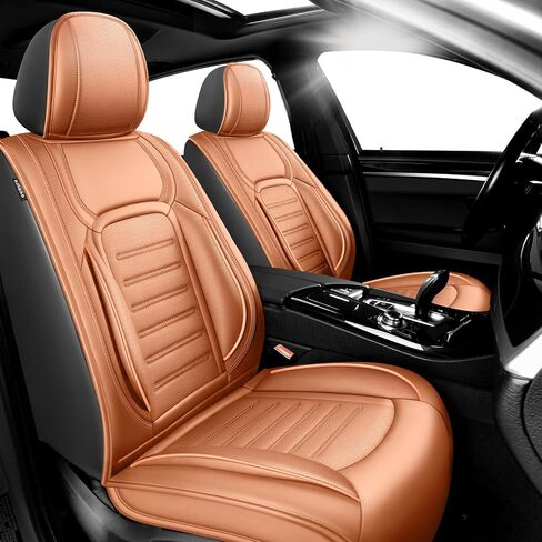 أغطية مقاعد السيارة المصنوعة من الجلد الفاخر من Fit Equinox متوافقة مع سيارة Chevy Equinox 2011-2026، مسامية، مقاومة للتآكل، متوافقة مع الوسائد الهوائية، حماية من جميع الأحوال الجوية وتغطية كاملة، مجموعة كاملة باللون الرمادي in Kuwait