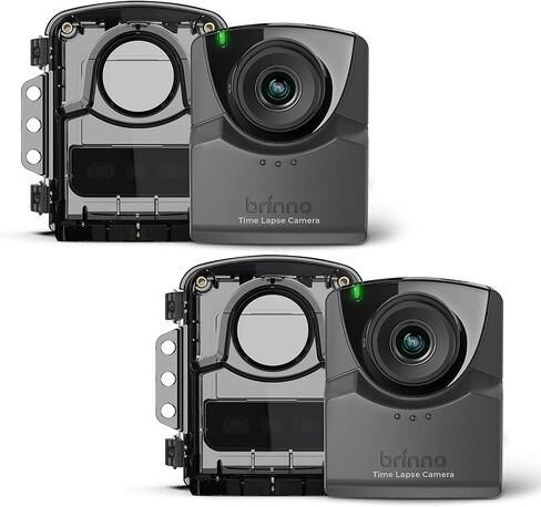 Brinno BCC2000 Plus Construction Camera Bundle - Includes: Full HD TLC2000 Time Lapse Camera, 32-ft Extender for Laptop/Tablet, Clamp Mount & Waterproof Case - 1 Year Battery in Kuwait