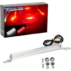 x xotic tech إطار لوحة الترخيص الخلفي مصابيح LED 30-SMD احتياطية عكسية أو أضواء الفرامل الكل في واحد أبيض وأحمر مجموعة شريط إضاءة LED للسيارات سيارات الدفع الرباعي والشاحنات in Kuwait