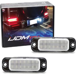 مجموعة إضاءة لوحة ترخيص LED بيضاء كاملة من iJDMTOY Xenon متوافقة مع Mercedes 2019-up G-Class (W463A) و2013-2018 G-Class (W463 LCI/Facelift) in Kuwait