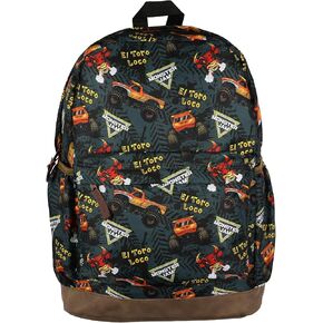 حقيبة ظهر INTIMO Monster Jam El Toro Loco مقاس 16 بوصة مع طباعة كاملة مع أشرطة قابلة للتعديل in Kuwait