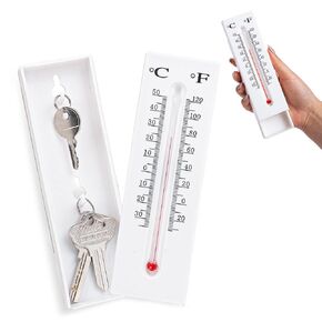 BarGifts إخفاء مفتاح ميزان الحرارة الخارجي صندوق تخزين مخفي للمفتاح الاحتياطي، مفتاح صندوق البريد داخلي أو خارجي مثبت على الحائط لإخفاء المفاتيح لحديقة الفناء in Kuwait