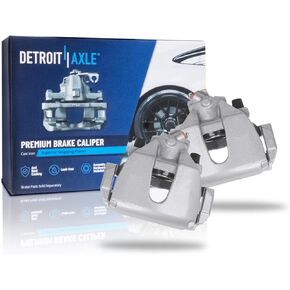 Detroit Axle - Front Brake Calipers for Ford 2017 C-Max 2013-2019 Escape, Disc Brake Calipers with Brackets Replacement in Saudi Arabia