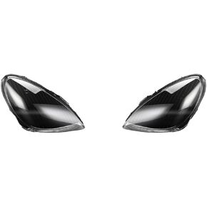 Car Front Headlight Lens Cover Compatible For Benz W171 SLK 2004-2010 Transparent Glass Lens Headlamps Lampshade Car Shell Masks(Left and right) in Saudi Arabia