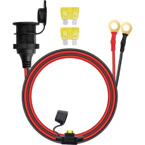 مقبس ولاعة السجائر، مقبس ولاعة السجائر 12 فولت مقاوم للماء، 14AWG/3.3FT in Kuwait