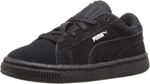 حذاء رياضي PUMA للأطفال الأولاد من الجلد السويدي برباط كاجوال - أحمر in Saudi Arabia