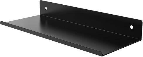 أرفف معدنية عائمة للجدار، الحمام، المطبخ، غرفة المعيشة، غرفة النوم، رف كتب صغير، رف تخزين المرآب في المستودعات، رف حافة للصور، أسود 12 × 8 بوصة (30 × 20 سم) in Kuwait