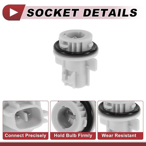 1 Set Front Turn Signal Light Socket Wiring for Toyota Celica 2000-2005 No.9007560006/90075-60006 Lamp Bulb Pigtail Connector Harness in Saudi Arabia