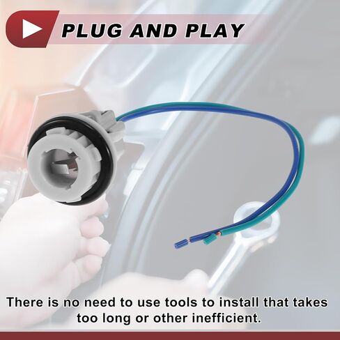 1 Set Front Turn Signal Light Socket Wiring for Toyota Celica 2000-2005 No.9007560006/90075-60006 Lamp Bulb Pigtail Connector Harness in Saudi Arabia