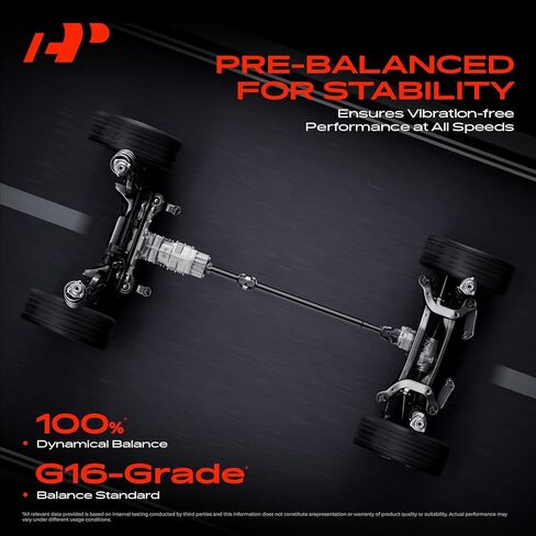 A-Premium Front Complete Drive Shaft Prop Shaft Driveshaft Assembly Compatible with Jeep JL Series Wrangler 2018-2024, JT Series Gladiator 2020-2023, Automatic Transmission in Saudi Arabia