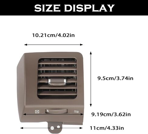 Dashboard Air Conditioning Vent Outlet 5566060140 Compatible with Land Cruiser Prado LC120 2003-2009 GX470 2003-2009 in Saudi Arabia