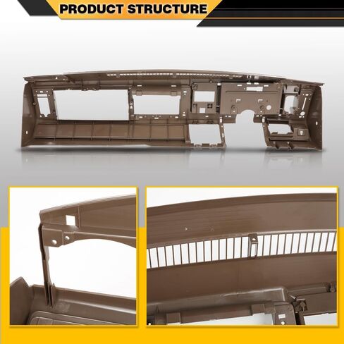 لوحة القيادة الأساسية متوافقة مع شاحنة Chevy & GMC 1988-1994، تناسب Chevy Blazer GMC Yukon Suburban 1992-1994 باللون البني in Saudi Arabia