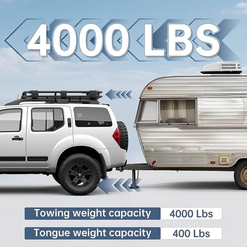 جهاز استقبال ECOTRIC فئة 3 وصلة مقطورة 2 بوصة متوافق مع 2005-2015 Nissan Xterra استبدال لـ 13514 المصد الخلفي سحب مسحوق مطلي باللون الأسود شديد التحمل in Saudi Arabia