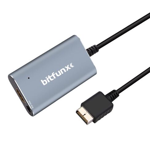 محول PS2 HDMI - محول RGB إلى YPbPr مدمج، محول ألعاب الفيديو التوصيل والتشغيل بدون تأخير، محول محول HDMI لوحدة تحكم ألعاب PS2 in Kuwait