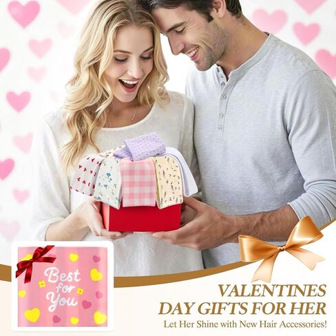 هدية للنساء 8 قطع عصابة رأس عصرية: عصابات رأس للنساء والفتيات هدايا عيد الحب للمرأة، أربطة شعر من القماش الناعم، إكسسوارات تصفيف الشعر، هدية عيد ميلاد للفتيات المراهقات والزوجة والأخت، حشوات تخزين in Kuwait