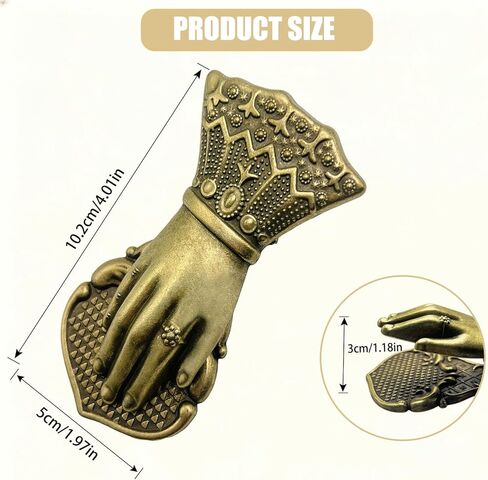 مشابك مجلة معدنية عتيقة على شكل يد، حامل صفحة دفتر المسافر، ملحقات تزيين للمنزل والمكتب DIY مجلة رصاصة غير المرغوب فيها in Kuwait