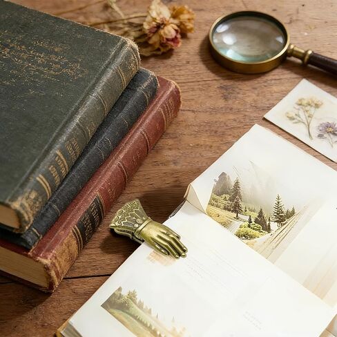 مشابك مجلة معدنية عتيقة على شكل يد، حامل صفحة دفتر المسافر، ملحقات تزيين للمنزل والمكتب DIY مجلة رصاصة غير المرغوب فيها in Kuwait