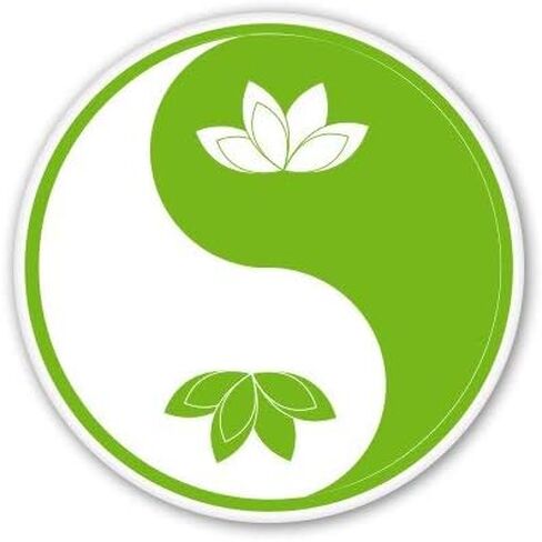 Yin Yang Lotus Yoga Round Metal 0.75" Lapel Pin Hat Shirt Pin Tie Tack Pinback in Kuwait